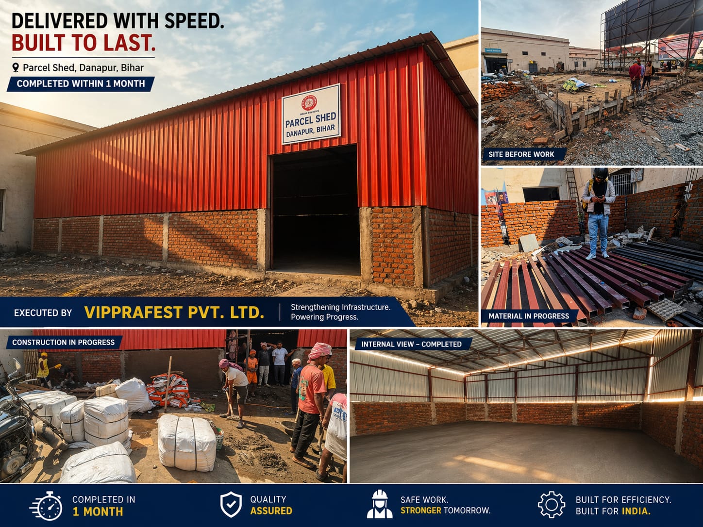 Vipprafest project — Parcel Shed Danapur